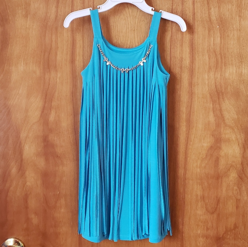 NWOT Girl's sleeveless cutout dress